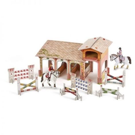 Papo Figurina Set Poney Club-boxa Carton+4 Figurine - poza 1