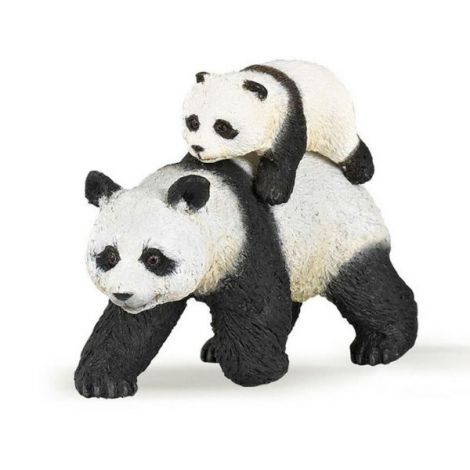 Papo Figurina Ursulet Panda Cu Pui - poza 2