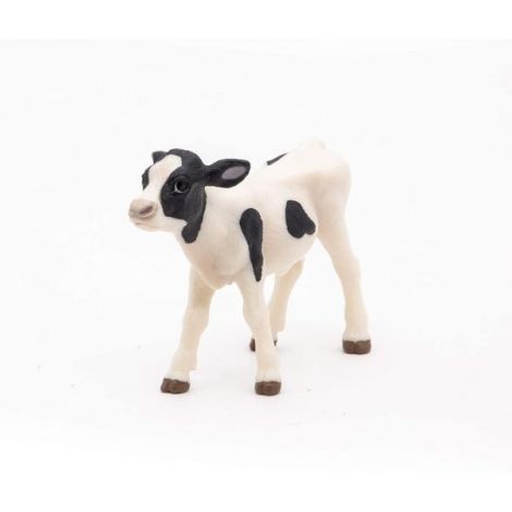 Papo Figurina Vitel Alb Cu Negru - poza 1