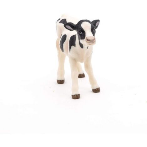 Papo Figurina Vitel Alb Cu Negru - poza 2
