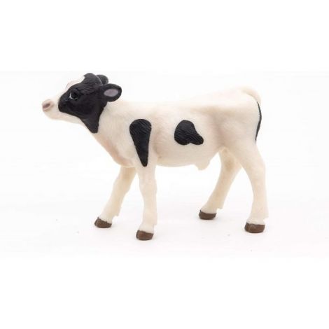 Papo Figurina Vitel Alb Cu Negru - poza 5