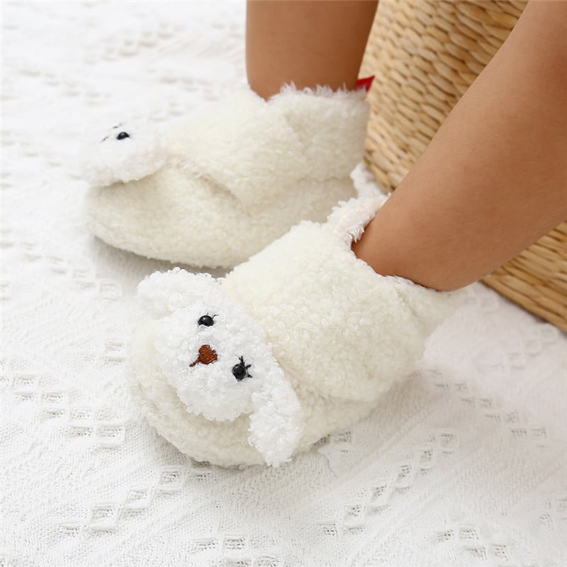 Papucei Bebelusi Curly Alb - 12-18 luni - poza 2