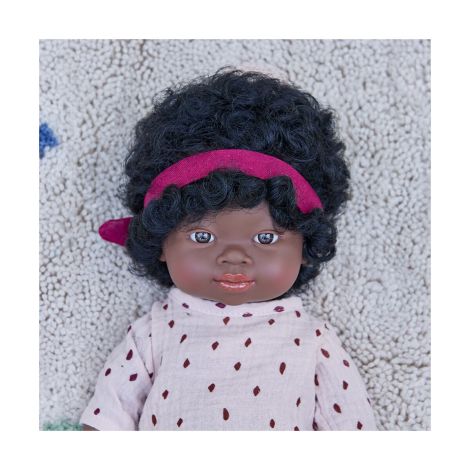 Papusa African Fata 38 cm - Miniland - poza 4