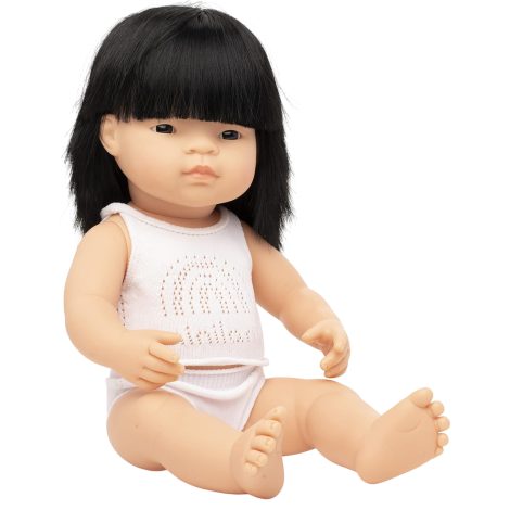 Papusa Asiatic Fata 38 cm - Miniland - poza 1