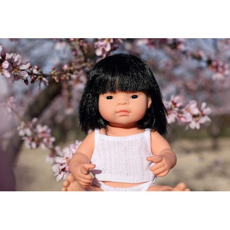 Papusa Asiatic Fata 38 cm - Miniland - poza 5