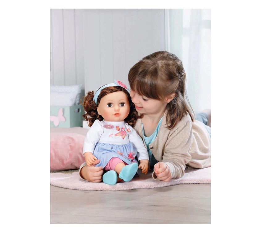 Papusa Baby Zapf Baby Born Annabell Sophia Bruneta 43 cm - poza 2