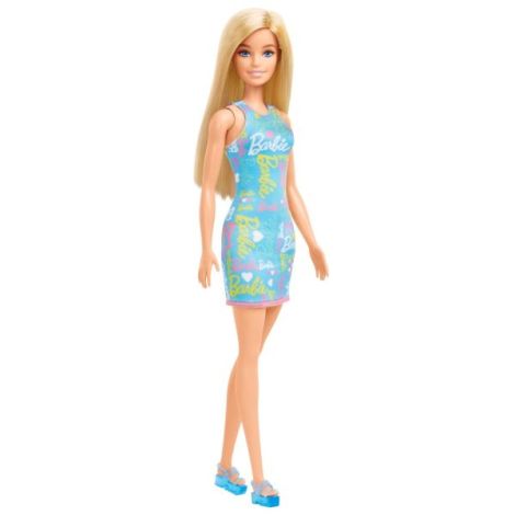 Papusa Barbie Blonda Cu Rochita Albastra - poza 2