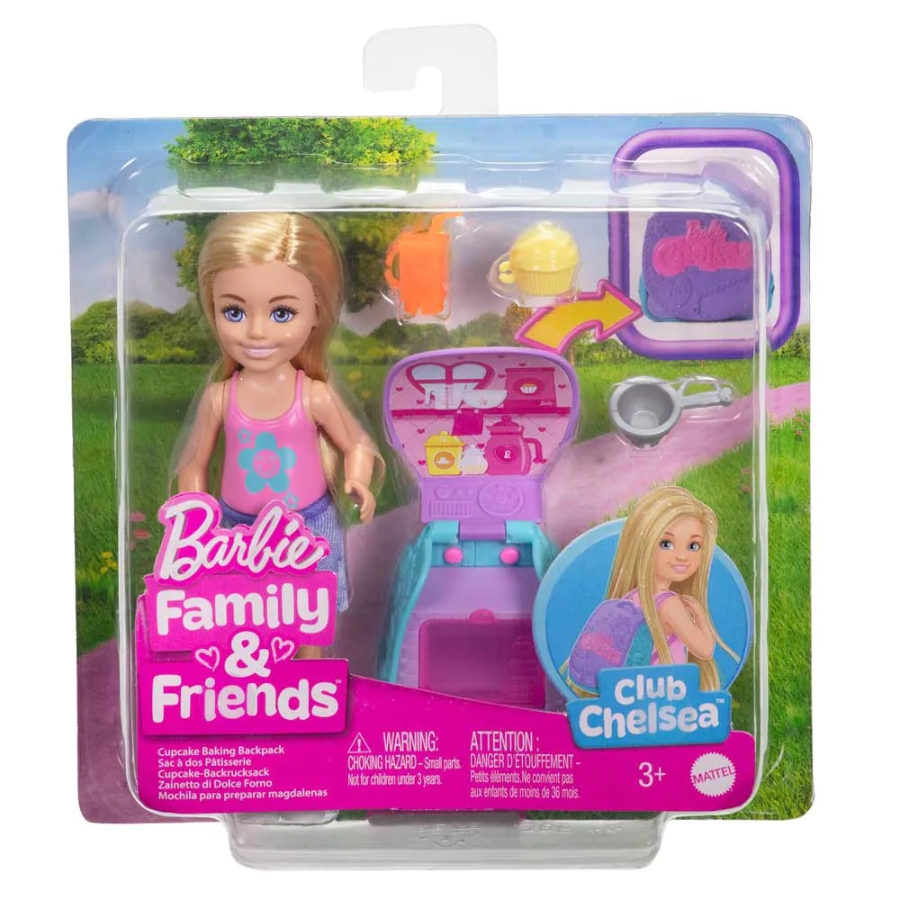 Papusa Barbie Chelsea cu rucsac surpriza si accesorii - poza 2