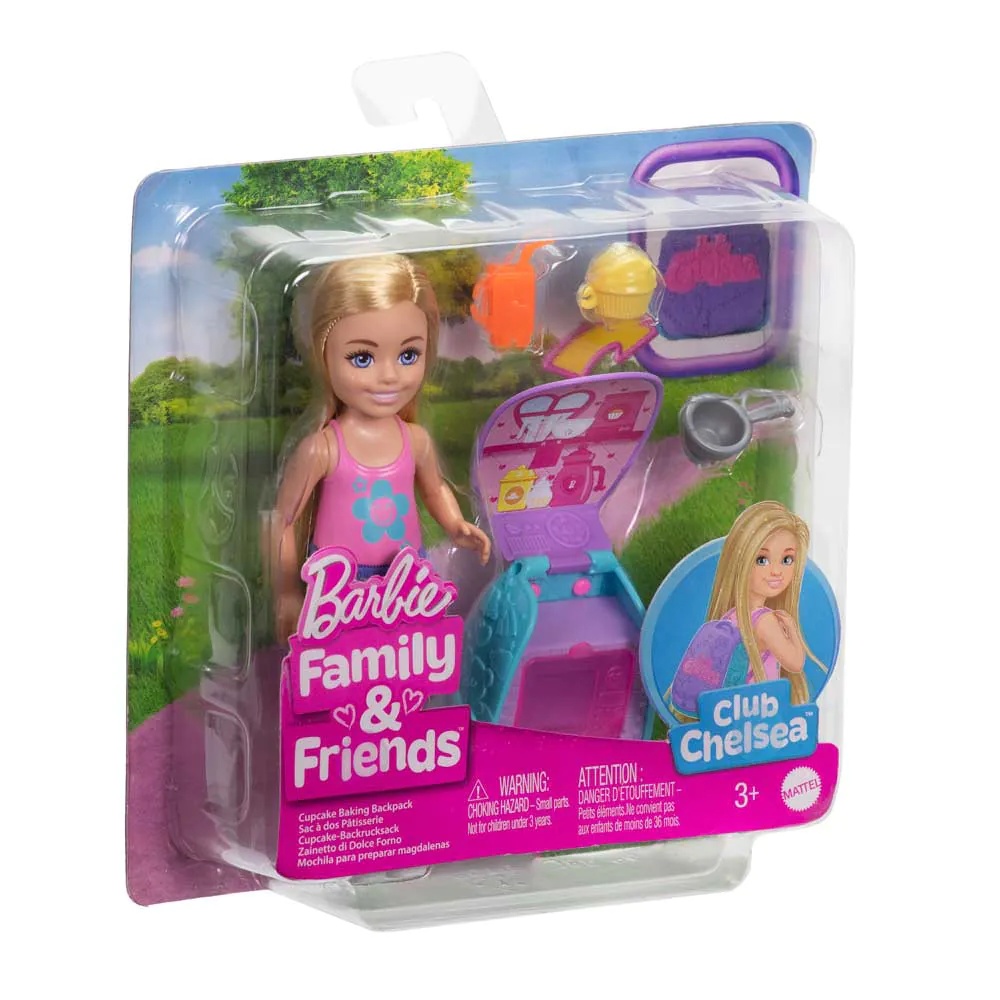 Papusa Barbie Chelsea cu rucsac surpriza si accesorii - poza 3