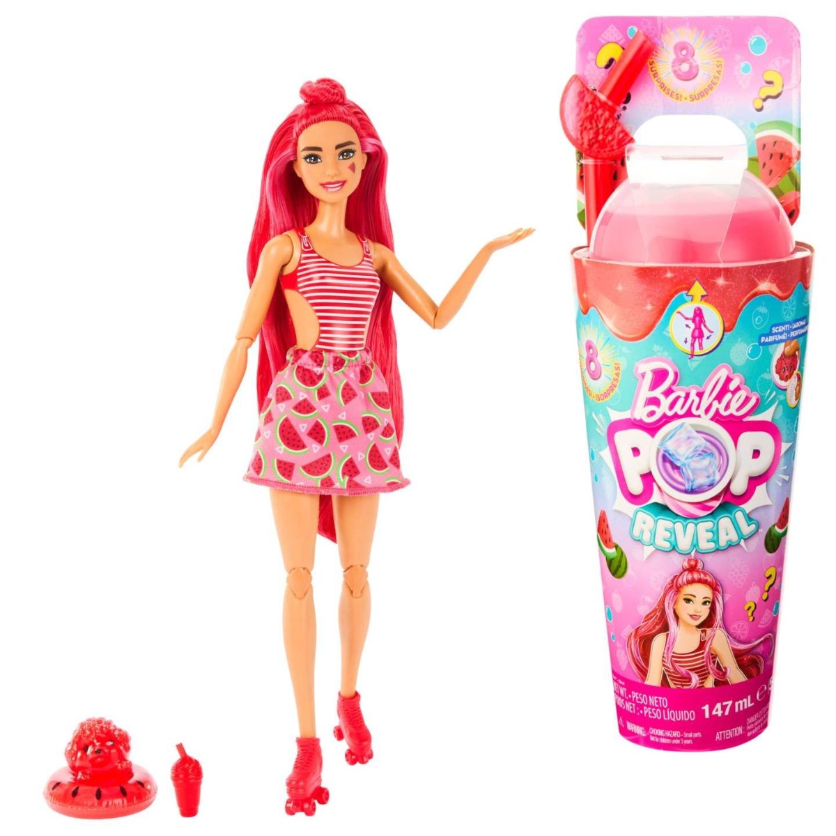 Papusa Barbie Color Pop Reveal Pepene - poza 1