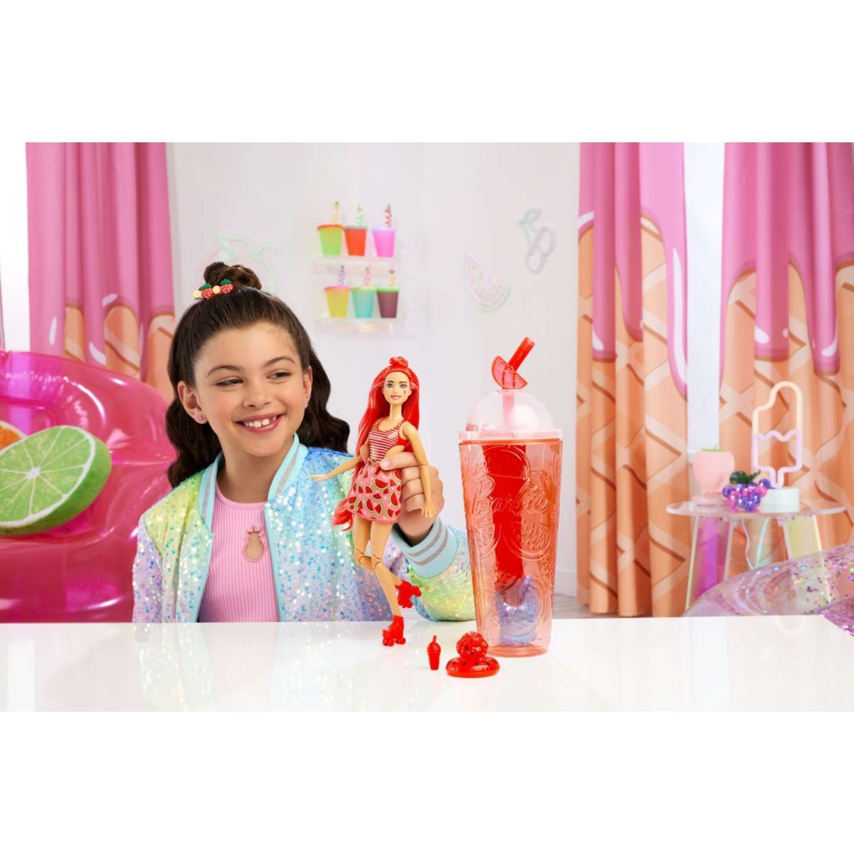 Papusa Barbie Color Pop Reveal Pepene - poza 2