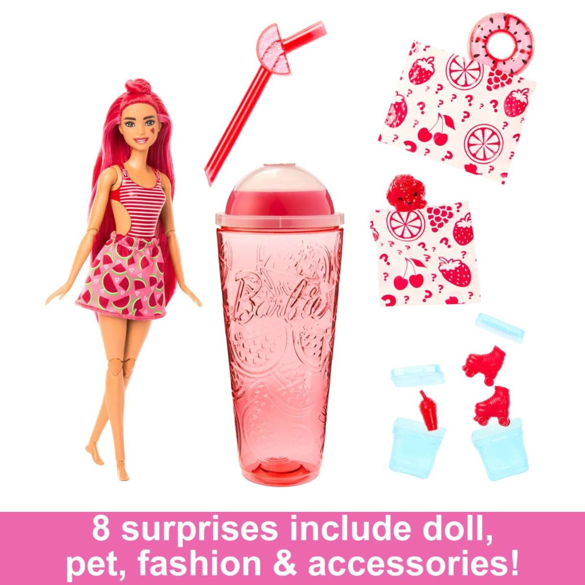 Papusa Barbie Color Pop Reveal Pepene - poza 3