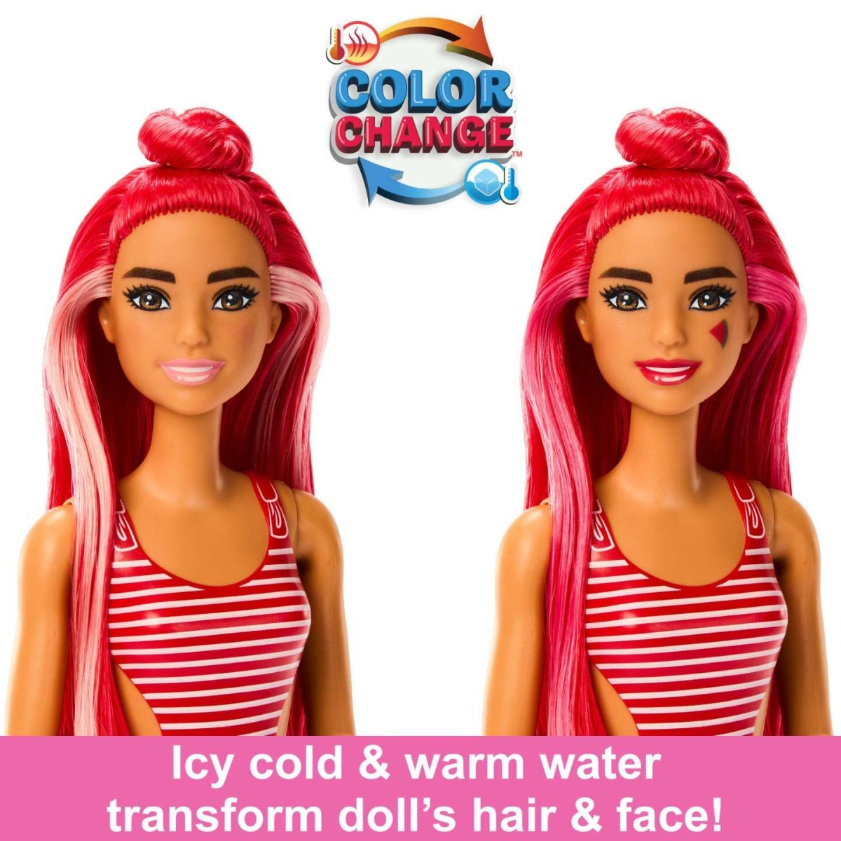 Papusa Barbie Color Pop Reveal Pepene - poza 4