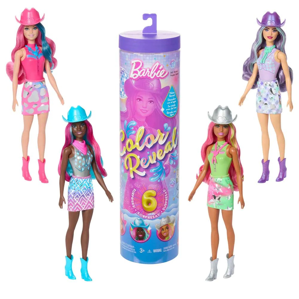 Papusa Barbie Color Reveal Disco Star - poza 1