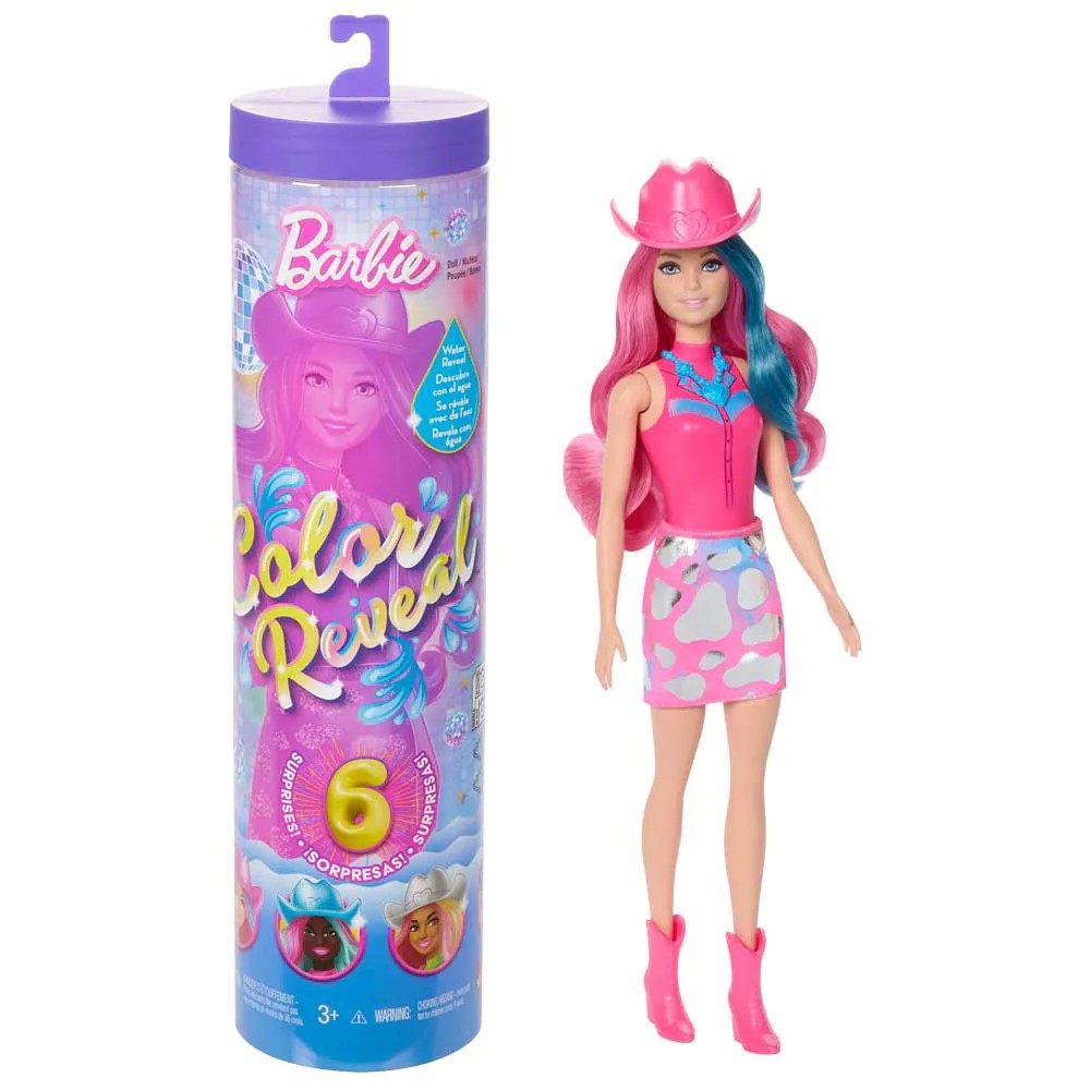 Papusa Barbie Color Reveal Disco Star - poza 2