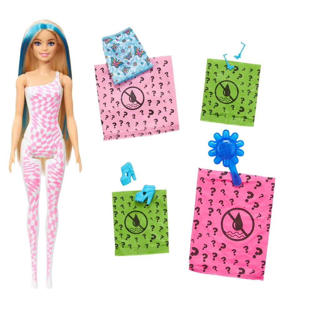 Papusa Barbie Color Reveal Rainbow Groovy - poza 3