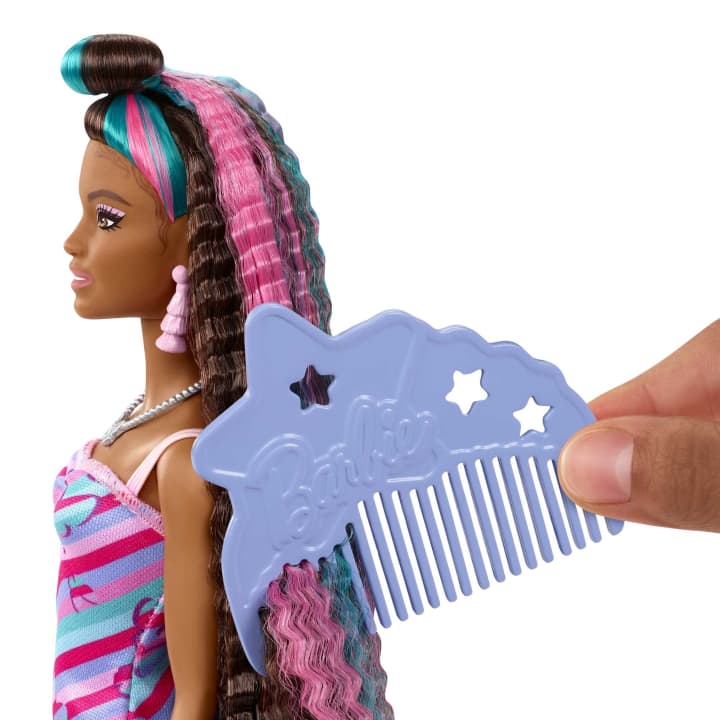 Papusa Barbie cu accesorii Tottaly Hair Butterfly - poza 3