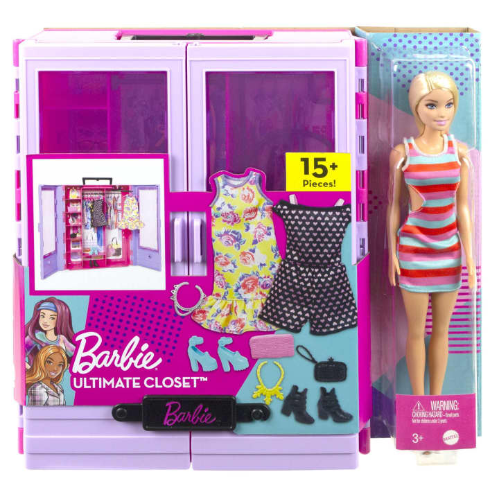 Papusa Barbie cu sifonier Ultimate Closet - poza 2