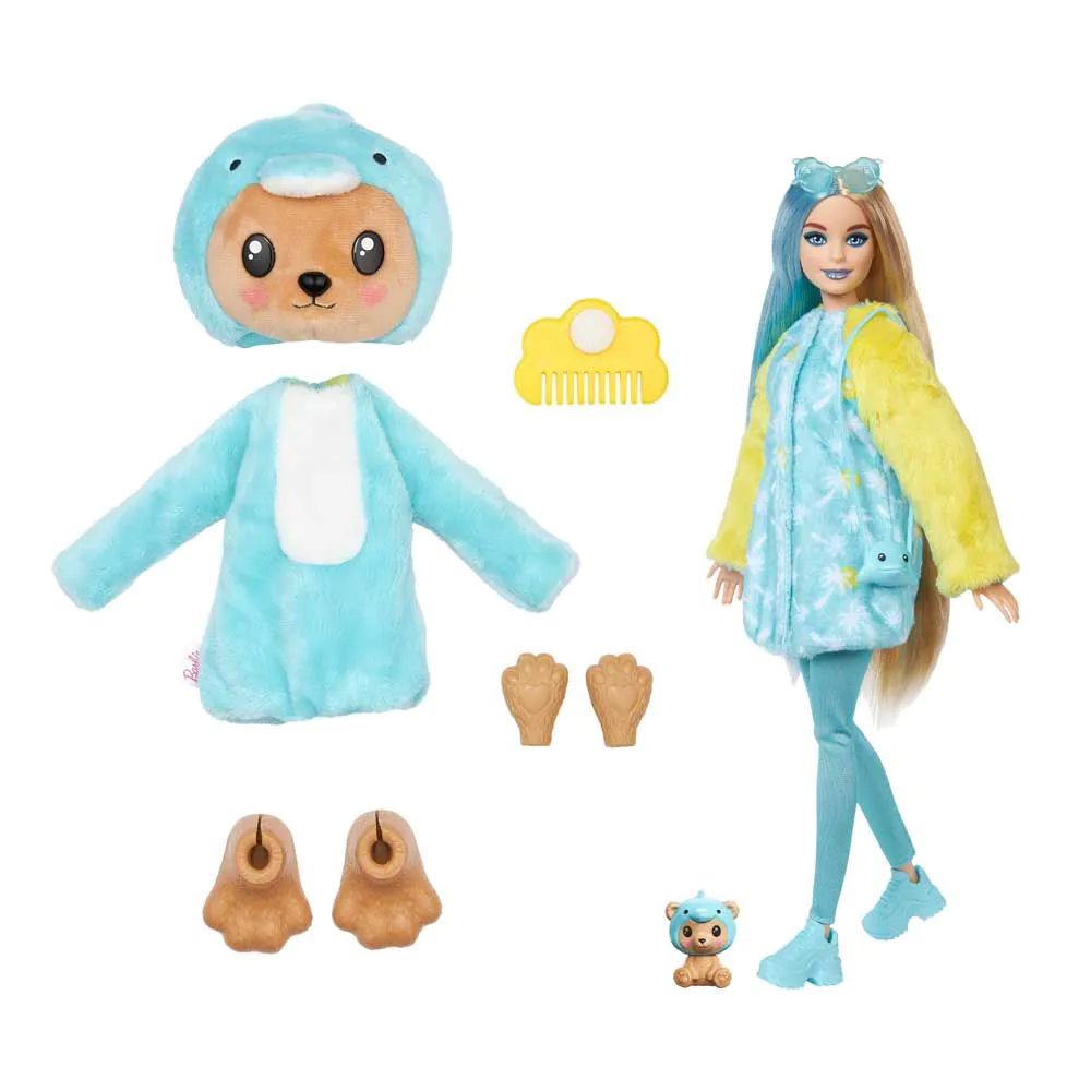 Papusa Barbie Cutie Reveal Delfin Ursulet - poza 1