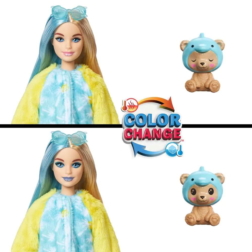 Papusa Barbie Cutie Reveal Delfin Ursulet - poza 3