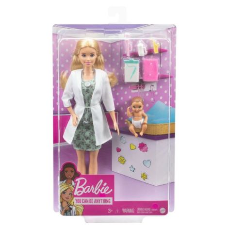 Papusa Barbie Doctor Pediatru - poza 1