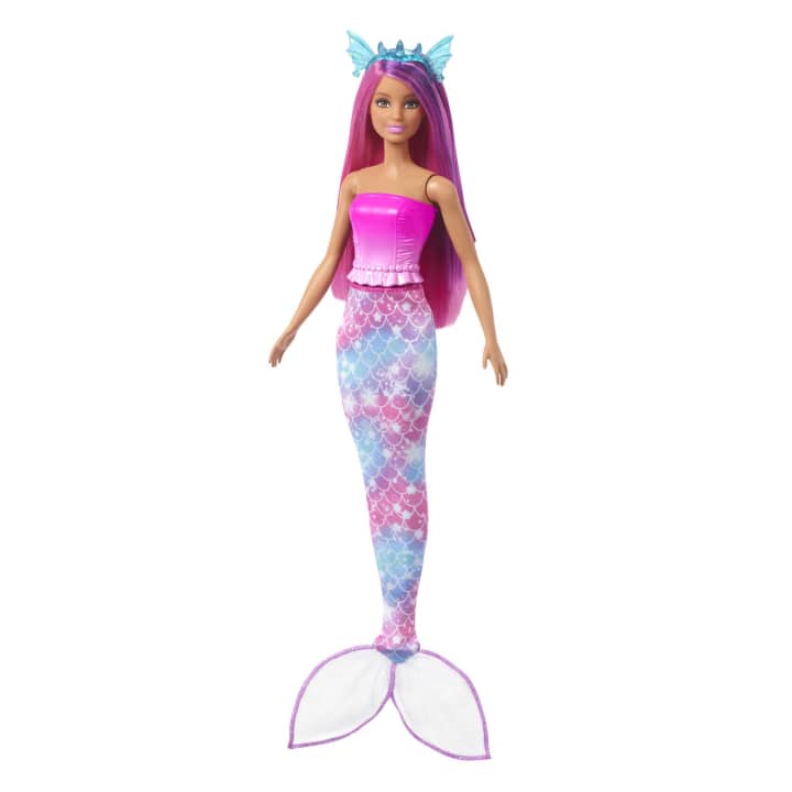 Papusa Barbie Dreamtopia cu haine sirena si accesorii - poza 5