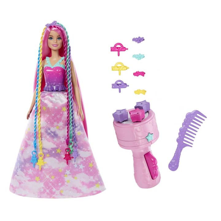 Papusa Barbie Dreamtopia Twist And Style - poza 1