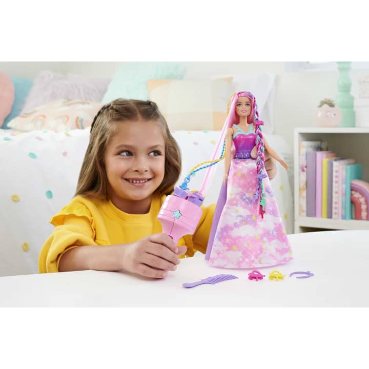 Papusa Barbie Dreamtopia Twist And Style - poza 3