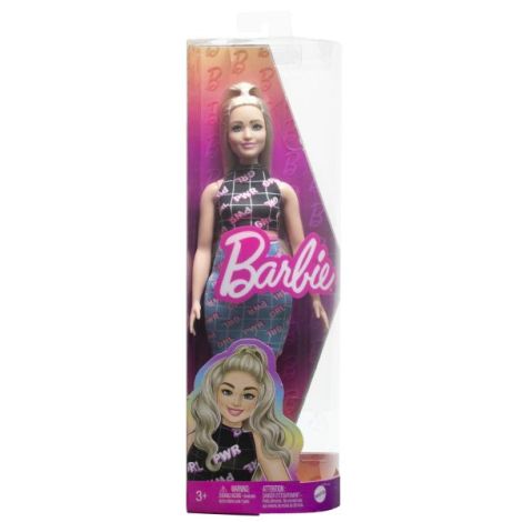 Papusa Barbie Fashionista Blonda Cu Borseta Roz - poza 1