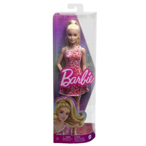 Papusa Barbie Fashionista Blonda Cu Parul Prins In Coada - poza 1
