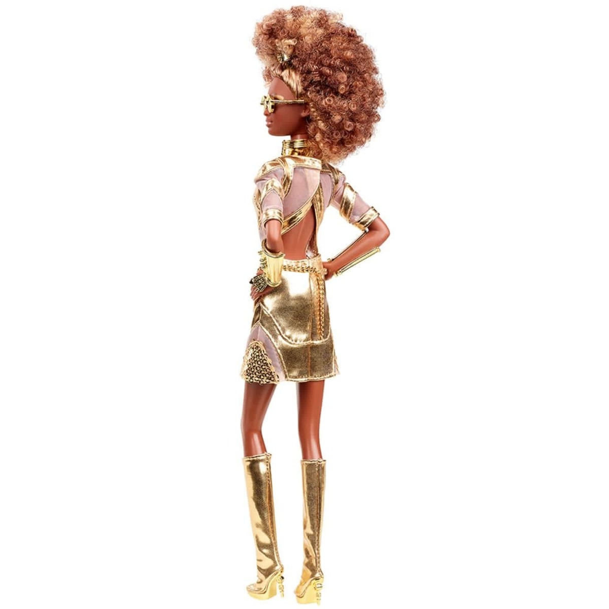Papusa Barbie Gold Label editia Star Wars C-3PO - poza 5