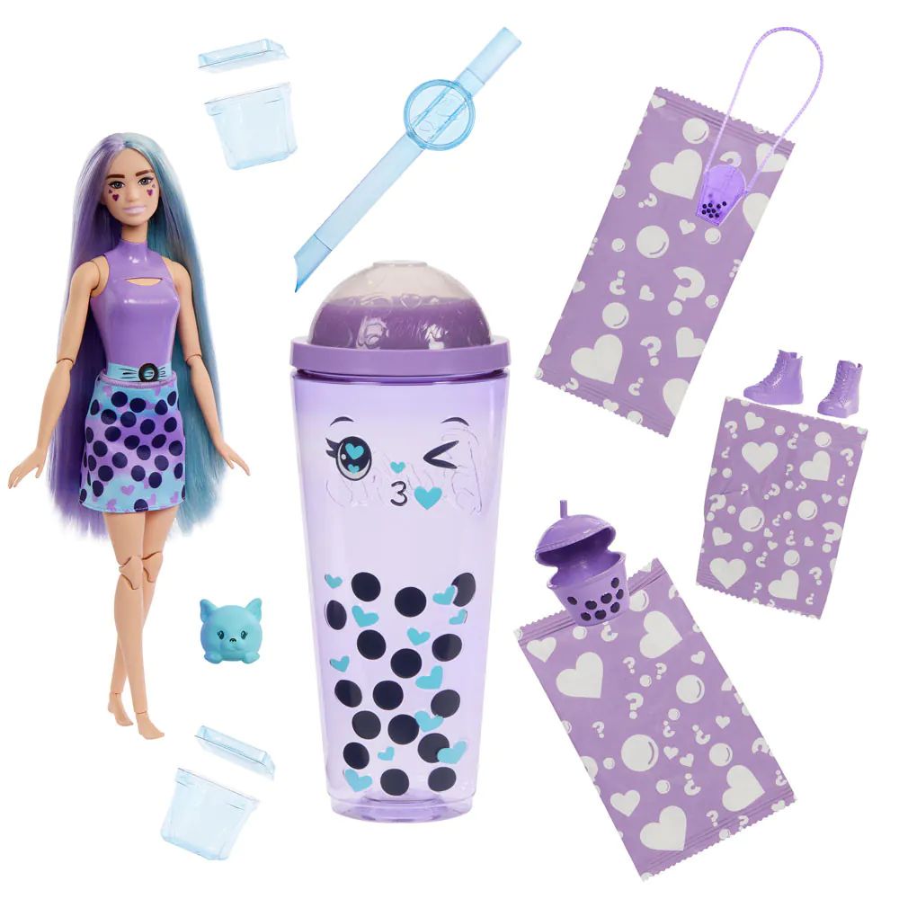 Papusa Barbie Pop Reveal Bubble Coconut Milk Tea - poza 3