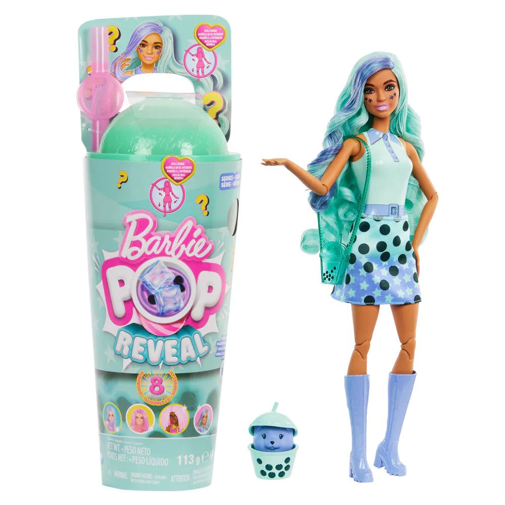 Papusa Barbie Pop Reveal Bubble Green Tea - poza 1