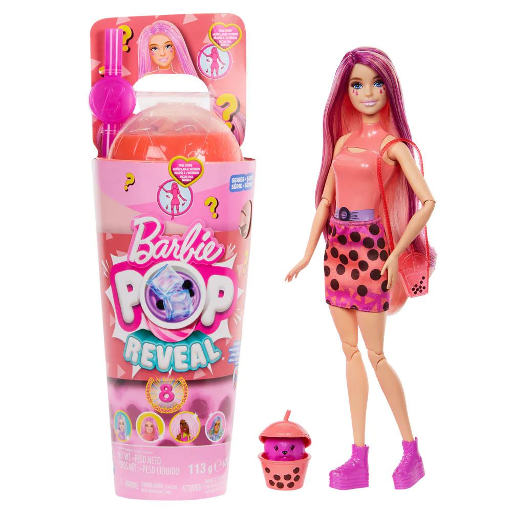 Papusa Barbie Pop Reveal Bubble Mango Mochi Tea - poza 1