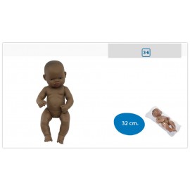 Papusa Bebelus african Fata 32 cm - Miniland - poza 2