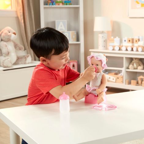 Papusa bebelus Annie cu olita Melissa & Doug 4880 - poza 5