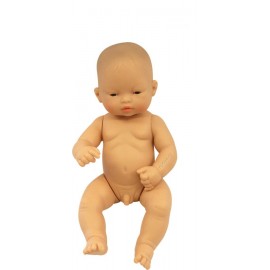 Papusa Bebelus asiatic Baiat 32 cm - Miniland - poza 1