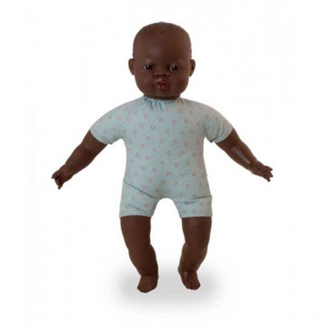 Papusa bebelus cu corp moale African 40 cm - poza 1