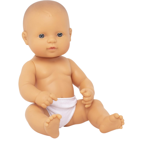 Papusa Bebelus european Fata 32 cm - Miniland