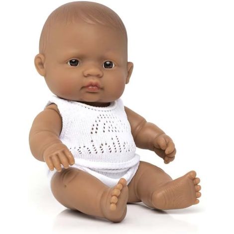 Papusa bebelus fetita latinoamericanca 21 cm - Miniland - poza 1