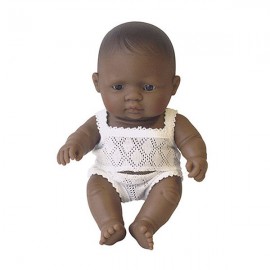 Papusa bebelus fetita latinoamericanca 21 cm - Miniland - poza 2