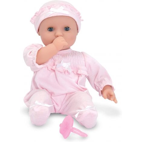 Papusa bebelus Jenna cu suzeta Melissa and Doug 4881 - poza 1
