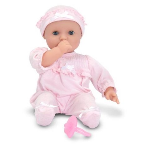 Papusa bebelus Jenna cu suzeta Melissa and Doug 4881 - poza 2
