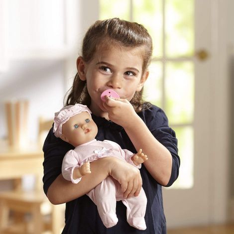 Papusa bebelus Jenna cu suzeta Melissa and Doug 4881 - poza 3