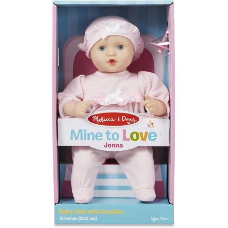 Papusa bebelus Jenna cu suzeta Melissa and Doug 4881 - poza 5