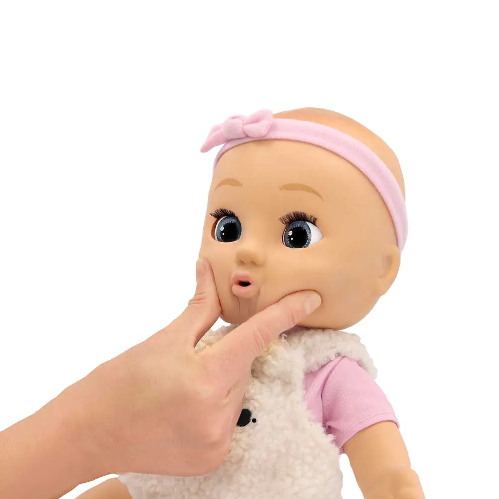 Papusa bebelus realist IMC Toys BeLoved Harper cu sunete si reactii - poza 5