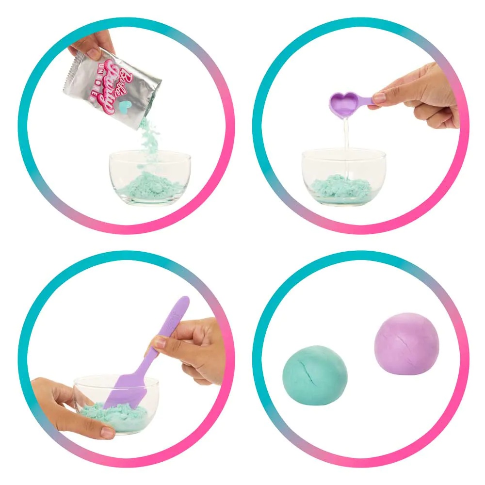 Papusa bruneta cu 10 accesorii surpriza Barbie Party Unboxed Reveal - poza 3