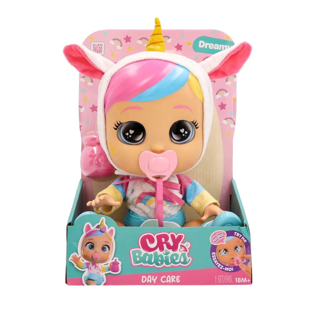 Papusa care plange IMC Toys Cry Babies Day Care Dreamy - poza 2