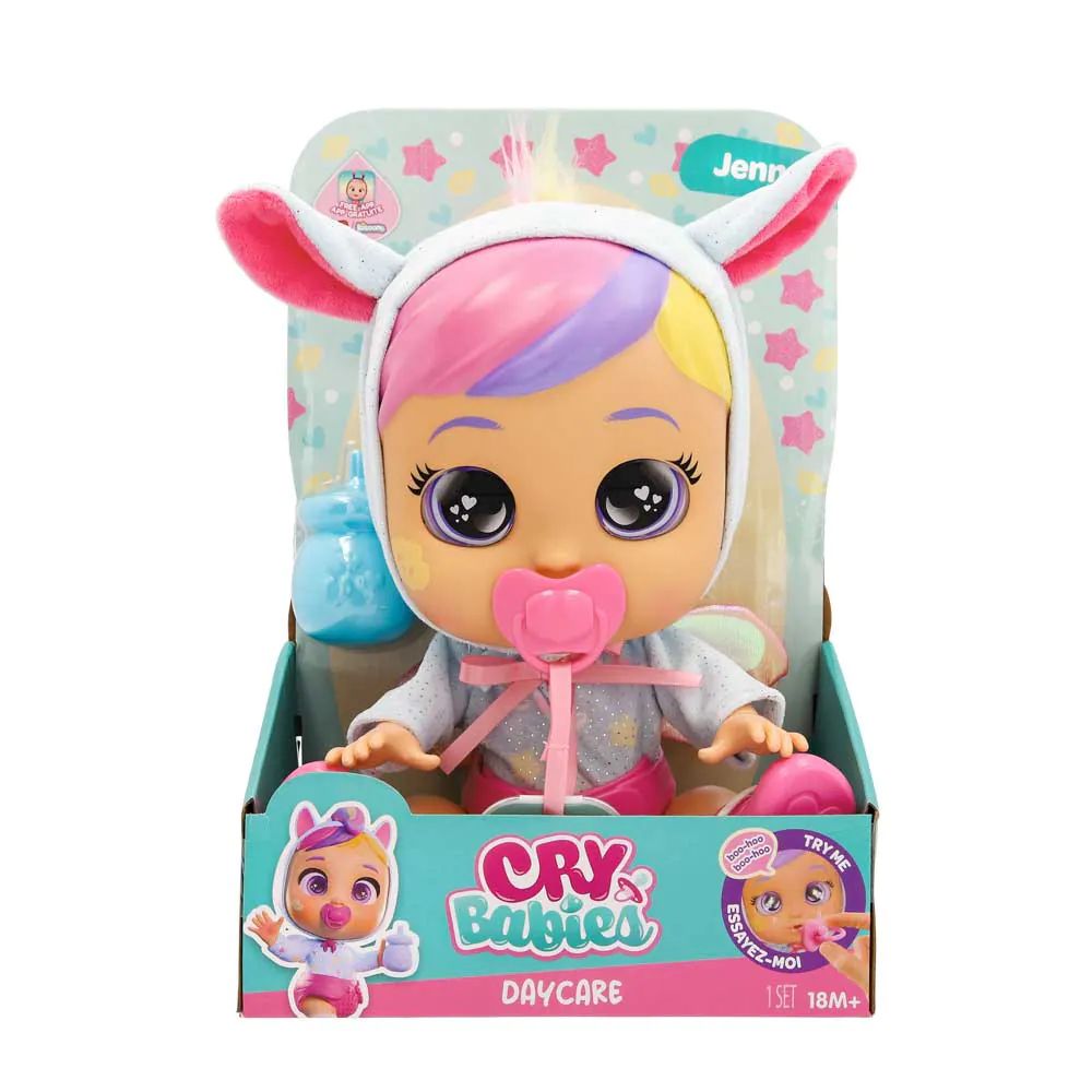Papusa care plange IMC Toys Cry Babies Day Care Jenna - poza 2