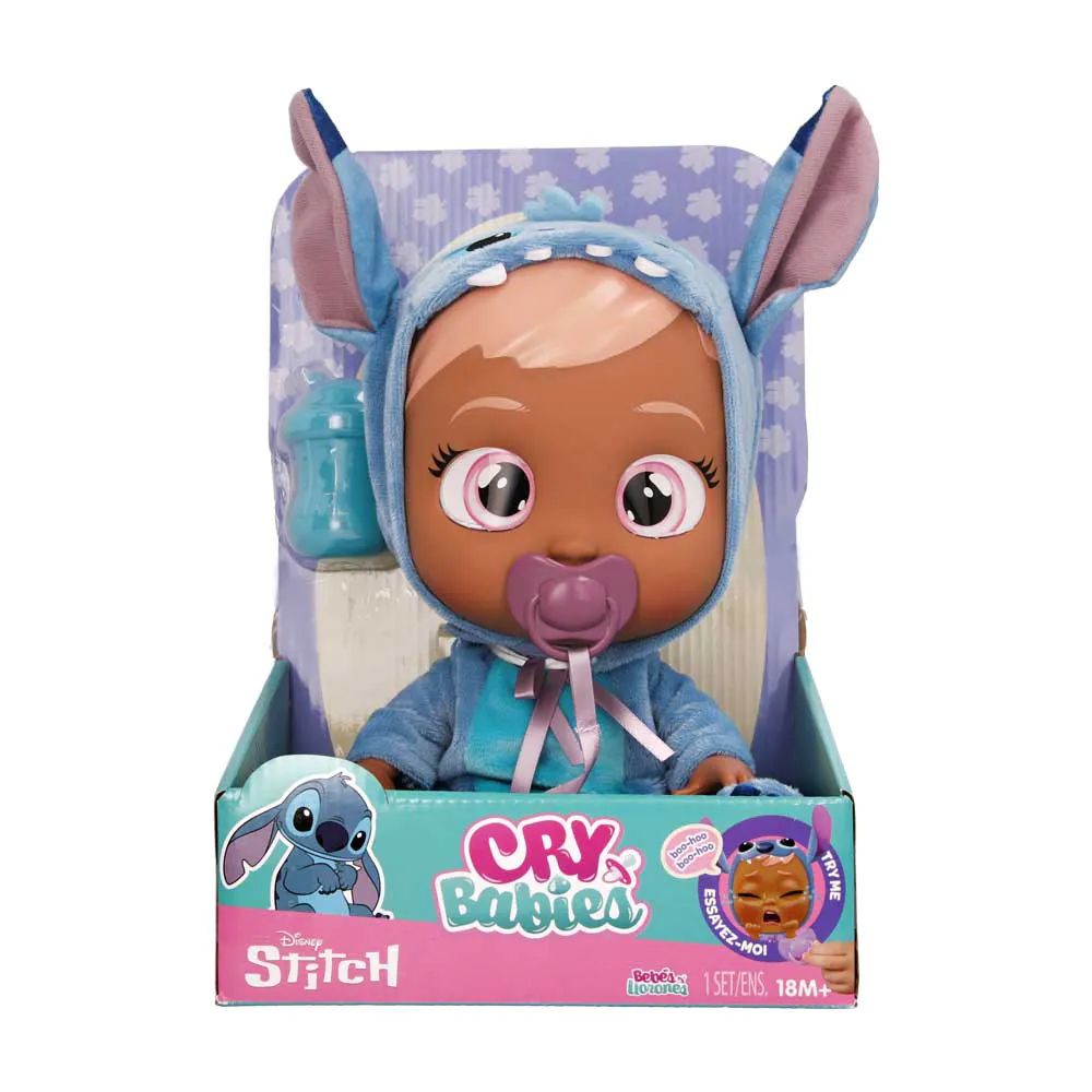 Papusa care plange IMC Toys Cry Babies Stitch - poza 3